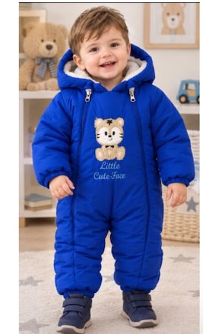 Erkek Bebek Astronot Tulum mavi