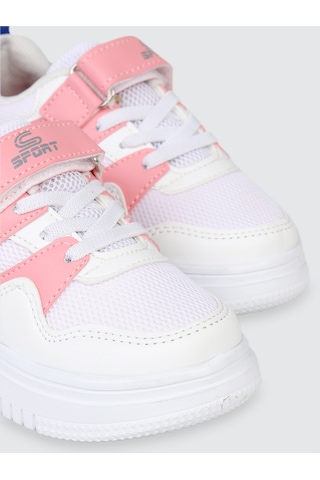 Civil Sport Kız Çocuk Spor Ayakkabı 31-35 Numara Beyaz-pembe Beyaz-Pembe