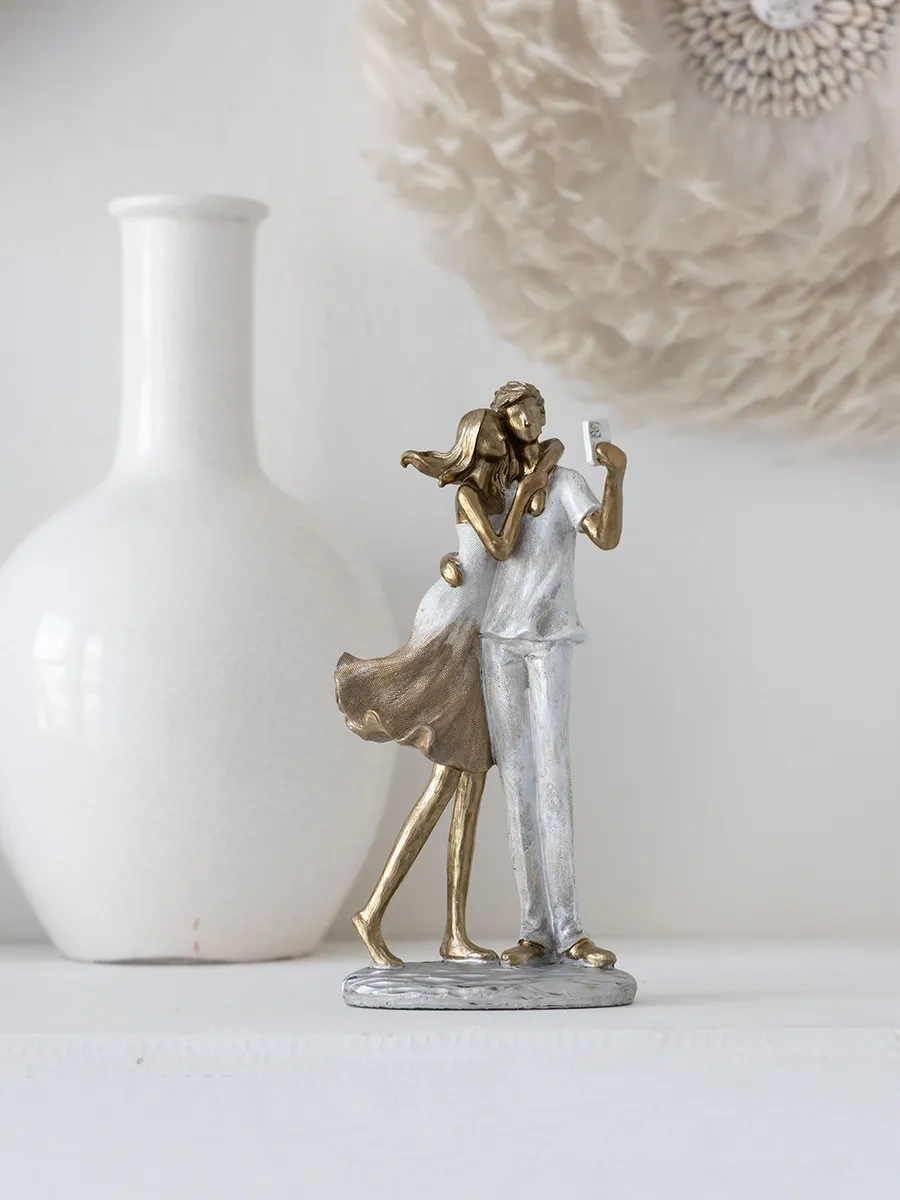 Lefard "aşıklar" Figürü İç Mekan Heykelciği 12x25.5 Cm 215262855