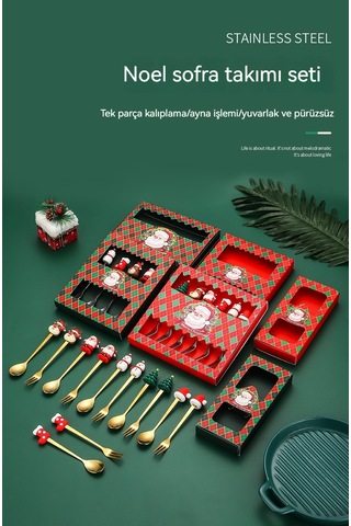 Noel Sofra Seti-yeşil 2'li Paket Yeşil