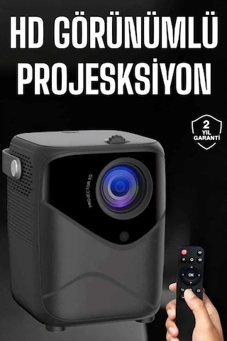 Yüksek Hd Görünümlü Taşınabilir Projeksiyon Cihazı 86495111