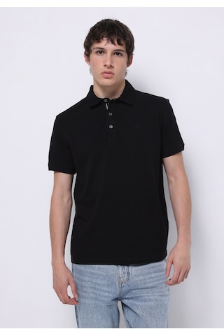 Colin's Colins Regular Fit Polo Yaka Düz Erkek Siyah Kısa Kol Tişört Cl1077201 Q1.v1 Blk SIYAH