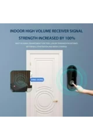 Ximistore9 Ev Güvenliği İçin Akıllı Kamera Zili - Wi-fi İle Uzaktan Görüntüleme, İki Yönlü Ses Ve Gece Görüşü, Ip65 Su Geçirmez M9