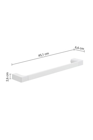 Pirenei Havluluk, Uzun, 45.1cm - Mat Beyaz