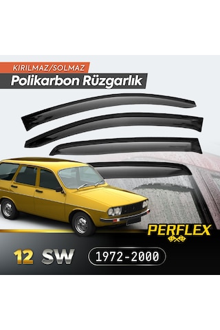 Renault 12 Sw 1972-2000 Cam Rüzgarlığı V2 Mugen - 9008944170187rx8