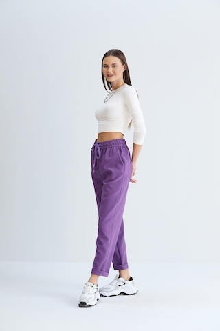 Sortie Collection Neva Model Pantolon Mor-mor Mor