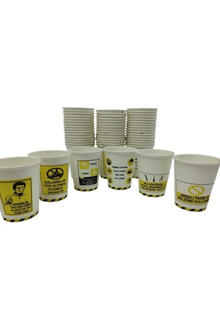 Karton Bardak Isg Temalı 3.000 Adet 1