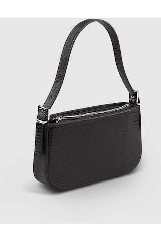 Housebags Kadın Tokalı Baguette Çanta 208 001
