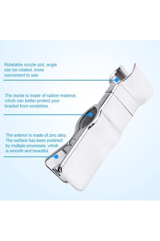 Ayarlanabilir Duş Başlığı Tutucusu, 45 Dönüş Evrensel 20-25 Mm Duş Başlığı Çubuğu Duş Başlığı Tutucusu Banyoda Duş Başlığı Braketinin Değiştirilmesi Diğer