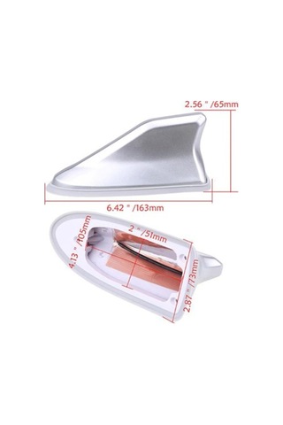 Dreamcar&Dreambike Mitsubishi Lancer İçin Shark Beyaz Elektrikli Oto Anteni