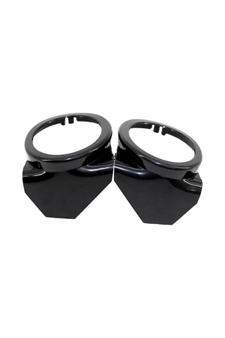 Dianziye Bmw 3 Serisi E46 M3 2000-2005 İçin Sol-sağ Tek Delik Bulbik Lambası Çerçeve Seti - Dayanıklı Plastik, Kolay Kurulum, Uyumlu -