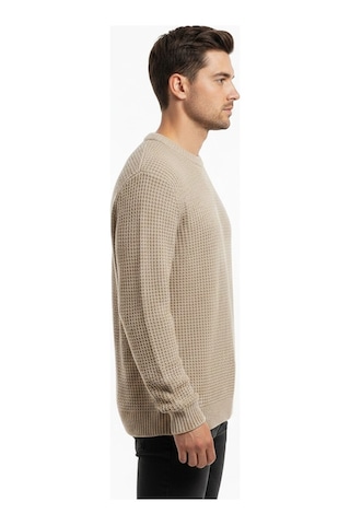 Jack & Jones Jjenick Knit Crew Neck Noos Erkek Kahverengi Kazak - 12211275