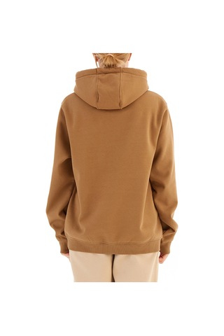 Columbia Csc U Marble Canyon Heavyweight Fleece Unisex Kapüşonlu Sweatshirt-4503 Delta Kahve