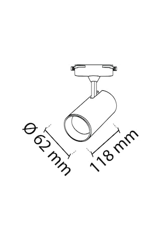 Noas Picasso GU10 Boş Kasa Ray Spot YL29-0101