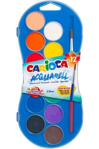 Carioca Sulu Boya 30 Mm 12 Renk