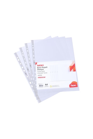 Noki Telli Dosya 50'li + Noki Eco Poşet Dosya 100'lü