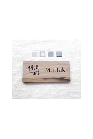 Klasik Mdf Serisi Mutfak Kendinden Yapışkanlı Kapı İsimliği Genel
