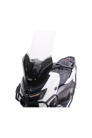 GP Kompozit Yamaha NMAX 125 / 155 2025 Uyumlu Ön Tur Camı Şeffaf 72 cm
