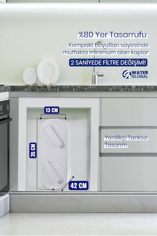 Water Global Su Arıtma Cihazı Direkt Akışlı Tanksız 800 Gpd Tanksız 5 Aşamalı Üreticiden Water Global Su Arıtma Cihazı Direkt Akışlı Tanksız 800 Gpd Tanksız 5 Aşamalı Üreticiden