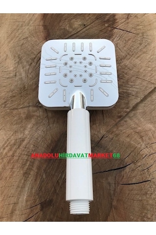 Kare Duş Başlığı Fonksiyonlu Krom Kaplı Hafif Aynalı Diğer