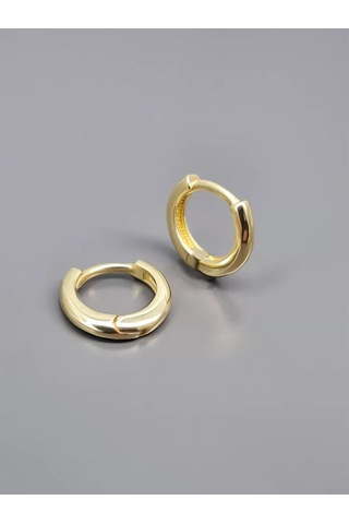 Markiz Küçük Limon Kaplama Gümüş Halka Küpeler 184528181 Sarı