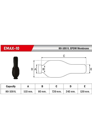 Membran 80 100 Litre - - Deliksiz D80
