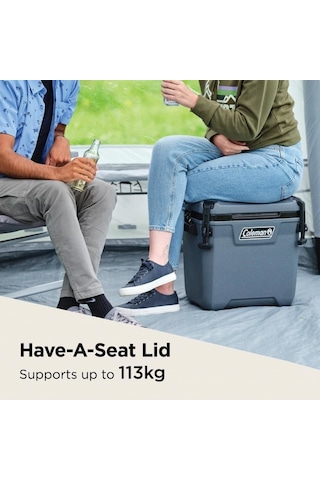 Coleman Convoy 28 Qt Taşınabilir Soğutucu Buzluk gri