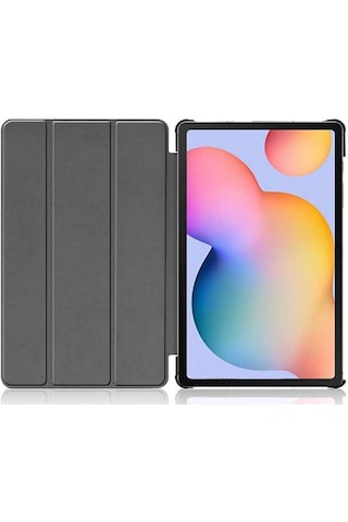 Galaxy Tab A7 10.4 T500 2020 Uyumlu Zore Smart Cover Standlı 1-1 Kılıf-siyah Tablet Kılıfı