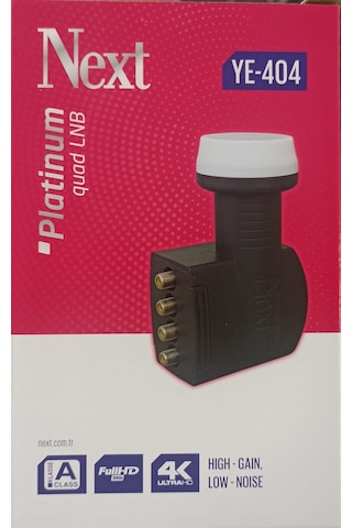 Next Ye 404 Platinum Seri 4 Lü Lnb 4K F Konnektör