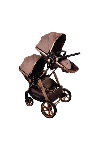 Mamma Twin Gold Travel Sistem İkiz Bebek Arabası