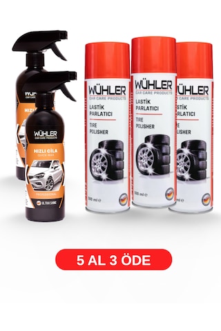 Wühler Hızlı Cila+lastik Parlatıcı 5 Al 3 Öde Wühler Hızlı Cila+lastik Parlatıcı 5 Al 3 Öde