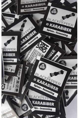 Masterpack Tek Kullanımlık Karabiber 1000 Adet Masterpack Tek Kullanımlık Karabiber 1000 Adet