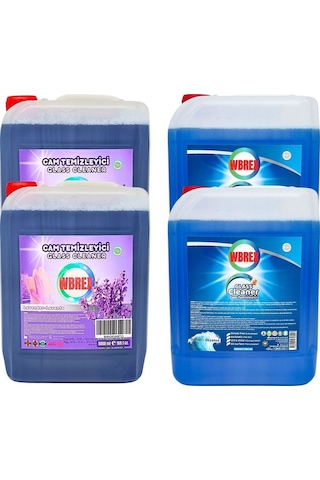 Wbrex Lavanta + Okyanus Profesyonel Cam Temizleyici 4 x 5 L