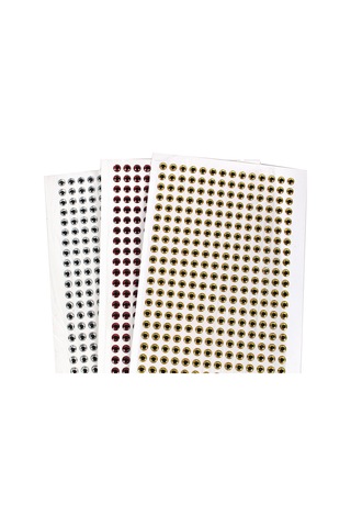 Springsun 3d Epoksi Balık Gözleri - 100 Adet 3-12mm Çeşitli Boyutlarda Yapay Yem Aksesuarı