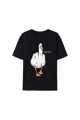 Tarzsokak Siyah Duck You Unisex Siyah
