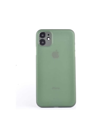 Apple Uyumlu iPhone 11 Kilif Zore 1.Kalite Pp Silikon-Yesil 516620874