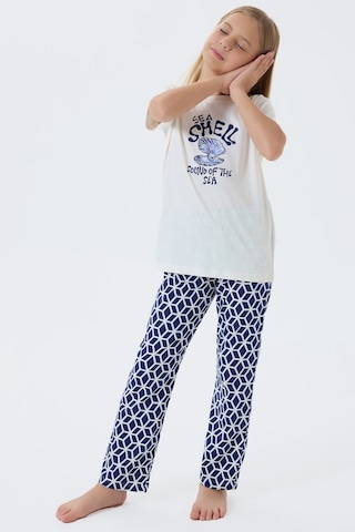 Arnetta Kız Çocuk Krem Pijama Takım KREM