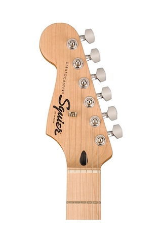 Squier 0373162506 Sonic Stratocaster Solak Elektro Gitar Siyah Solak Çalım İçin Akçaağaç Klavye Ve Siyah Gövde