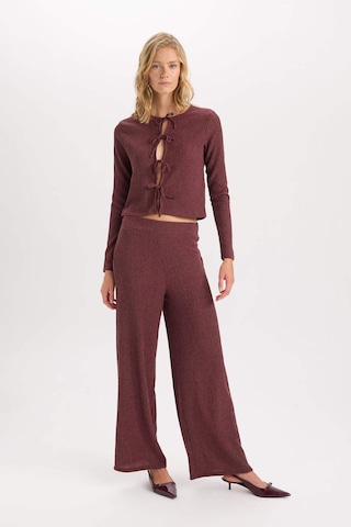 DeFacto Wide Leg Geniş Bol Paça Esnek Belli Basic Düz Bürümcük Pantolon D6300AX24AUBR115