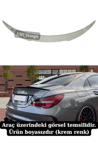 Mercedes W117 Cla Spoiler Bagaj Üstü Spoyler Boyasız 2012-2018