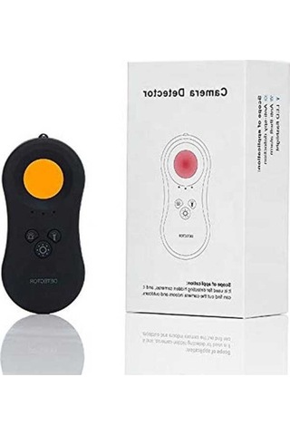 Createtech Kişisel Güvenlik Anti Cctv Lens Dedektörü W/alarm El Feneri Siyah, Alarm Dedektörü