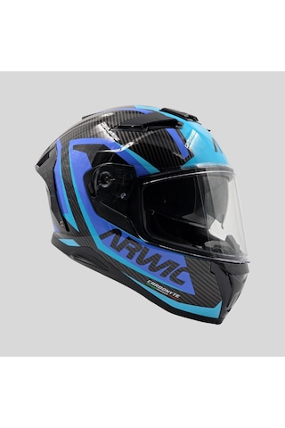 Arwic AR939 Carboneyte Ece-R 22.06 Full Face Motosiklet Kaskı Mavi