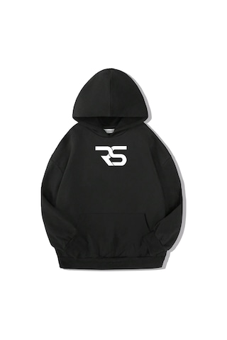 Brz Kids Unisex Çocuk Rafa Silva Hoodie Siyah