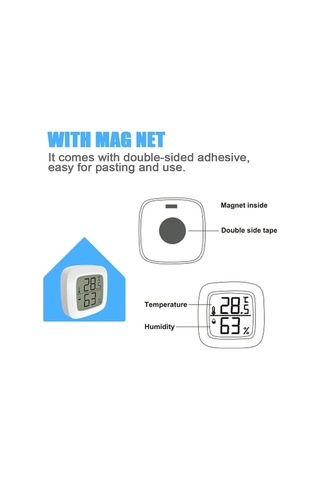 Yulong Reedark Dijital Termometre Ve Higrometre - Ev, Ofis,