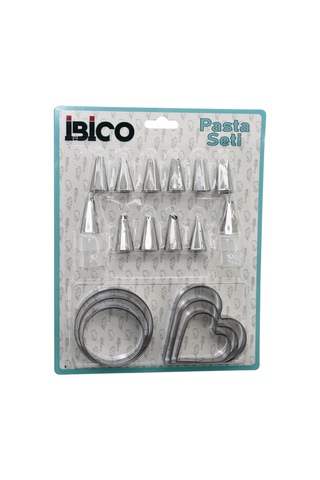 Metal Pasta Süsleme Uç Ve Kurabiye Kalıbı Seti