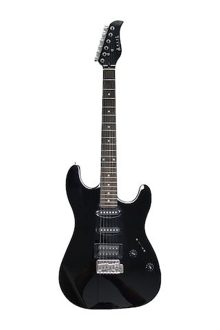 Angel Aeg06-bk Siyah Elektro Gitar Sg Tipi Gövde Agresif Rock Tonu