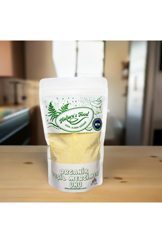 Organik Yeşil Mercimek Unu 500gr Pestisit Analizli Organik Sertifikalı