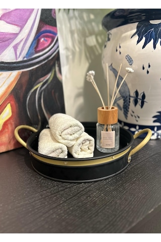 The Mia Galvin Tepsi Siyah 30 cm