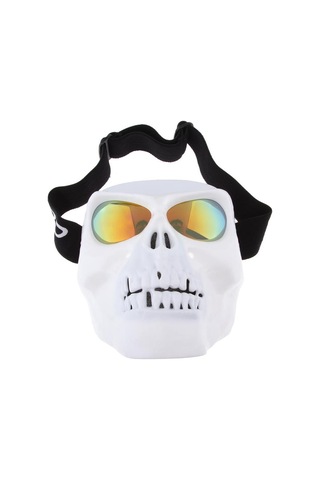 Forte Gt Tex 710 Jet Maske Bisiklet Motosiklet Kayak Çok Amaçlı Sarı Cam Aynalı Gözlük Çok Renkli