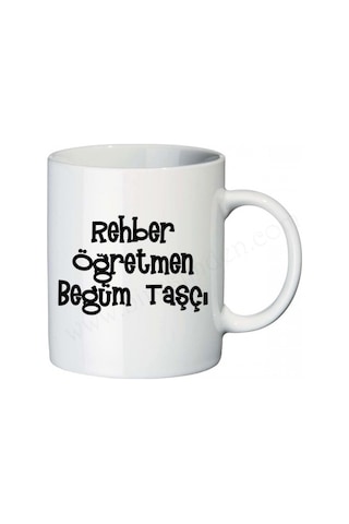 Bayan Rehberlik Öğretmenine Hediye Isimli Kupa Bardak